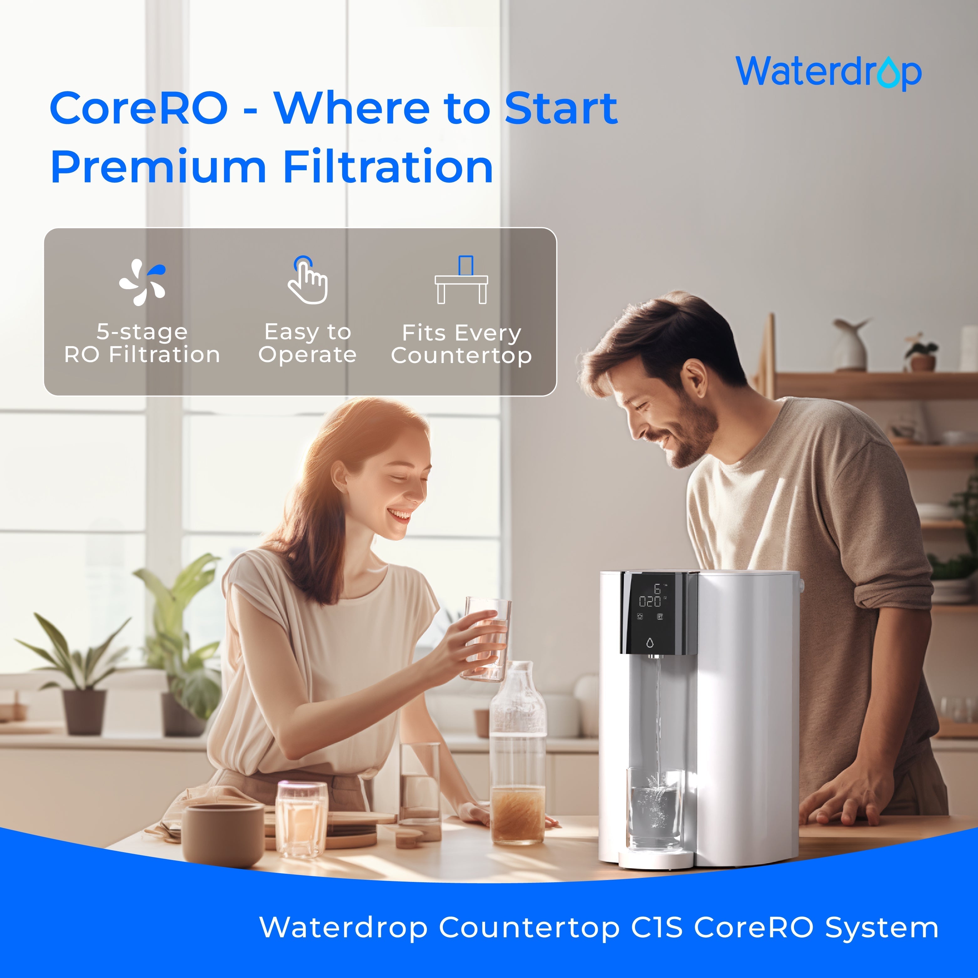 Waterdrop C1S Countertop CoreRO System